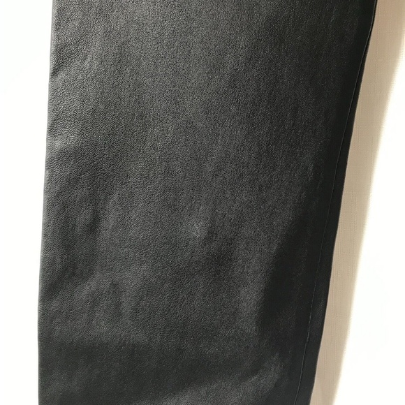 Jarbo CATERINA ANKLE STRAIGHT LEG PANT IN STRETCH LEATHER Size 32 Eu 2-4 Us - Picture 10 of 16